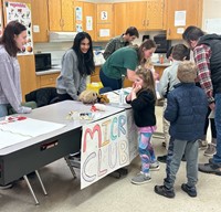 people at STEAM Night event