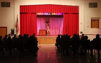 students participating in Chenango Bridge Elementary Talent Show