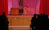 students participating in Chenango Bridge Elementary Talent Show