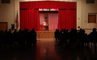 students participating in Chenango Bridge Elementary Talent Show