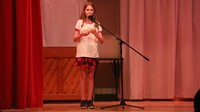students participating in Chenango Bridge Elementary Talent Show