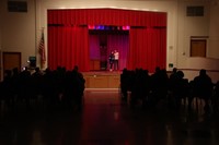 students participating in Chenango Bridge Elementary Talent Show