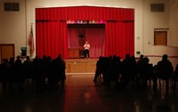 students participating in Chenango Bridge Elementary Talent Show