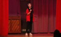 students participating in Chenango Bridge Elementary Talent Show