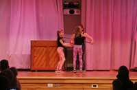 students participating in Chenango Bridge Elementary Talent Show