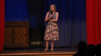 students participating in Chenango Bridge Elementary Talent Show