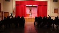 students participating in Chenango Bridge Elementary Talent Show