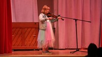 students participating in Chenango Bridge Elementary Talent Show