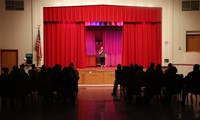 students participating in Chenango Bridge Elementary Talent Show