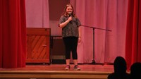 students participating in Chenango Bridge Elementary Talent Show