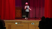 students participating in Chenango Bridge Elementary Talent Show