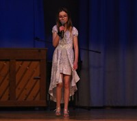 students participating in Chenango Bridge Elementary Talent Show