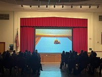 students participating in Chenango Bridge Elementary Talent Show