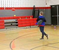 students taking part in Wellness Day activities