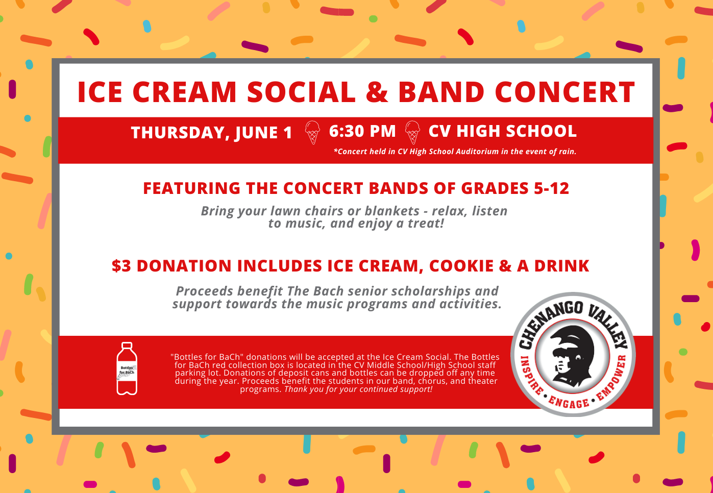 ice cream social and band concert
