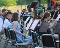 ice cream social and band concert