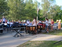 ice cream social and band concert