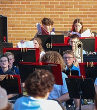 ice cream social and band concert