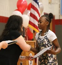 People at Fifth Grade Graduation 