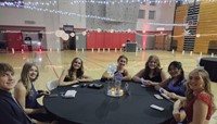 students at Junior Dinner Dance