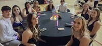 students at Junior Dinner Dance