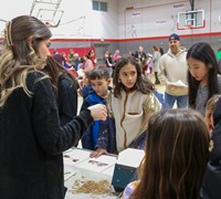 people at STEAM Night event