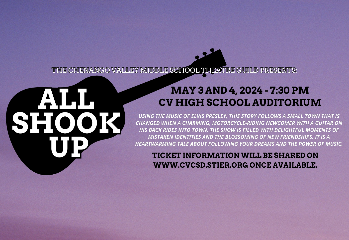 all shook up save the date