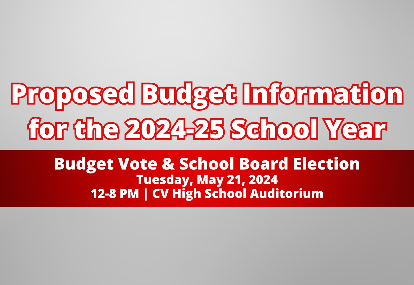 budget information 2024-2025