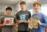 11th graders reading to Port Dickinson Elementary students