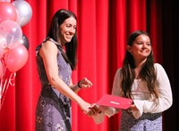 people at fifth grade moving up ceremony