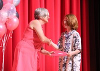 people at fifth grade moving up ceremony