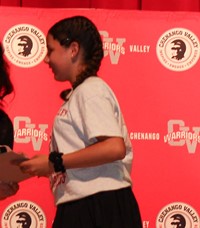 people at fifth grade moving up ceremony