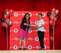 people at fifth grade moving up ceremony