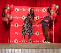 people at fifth grade moving up ceremony