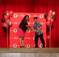 people at fifth grade moving up ceremony