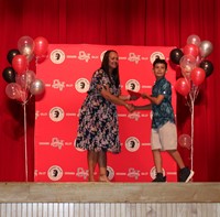 people at fifth grade moving up ceremony