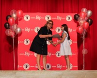 people at fifth grade moving up ceremony