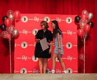 people at fifth grade moving up ceremony