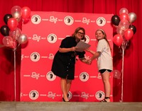 people at fifth grade moving up ceremony