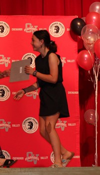 people at fifth grade moving up ceremony
