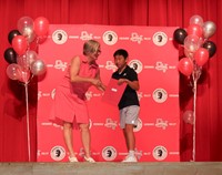 people at fifth grade moving up ceremony