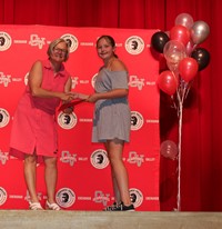 people at fifth grade moving up ceremony