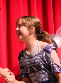 people at fifth grade moving up ceremony