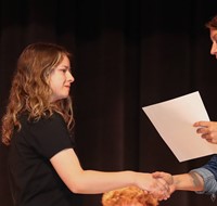 people at senior scholarship and awards night
