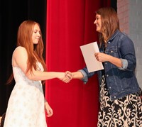 people at senior scholarship and awards night