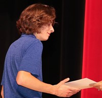 people at senior scholarship and awards night