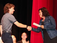 people at senior scholarship and awards night