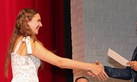 people at senior scholarship and awards night