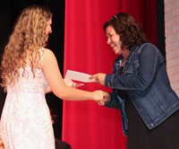 people at senior scholarship and awards night