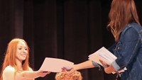 people at senior scholarship and awards night